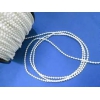 CADENILLA DE BOLAS DE PLASTICO BLANCA DE 4,5MM X 1MTR. PARA ESTOR.