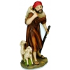 FIGURA DE PASTOR CON OVEJAS DE RESINA DE 11CM. PARA DECORACION DE BELEN NAVIDEÑO. BELENES PUIG AZ-R20310.