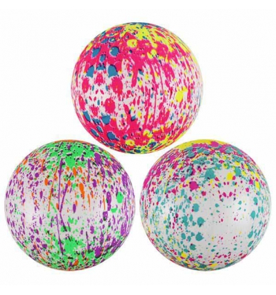 PELOTA DE PLAS DE 23CM. MULTICOLOR DE MARKET SUPREM A9577.