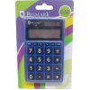 CALCULADORA ESCOLAR BISMARK C-50 DE 8 DIGITOS SOLAR Y A PILAS DE COLORES.