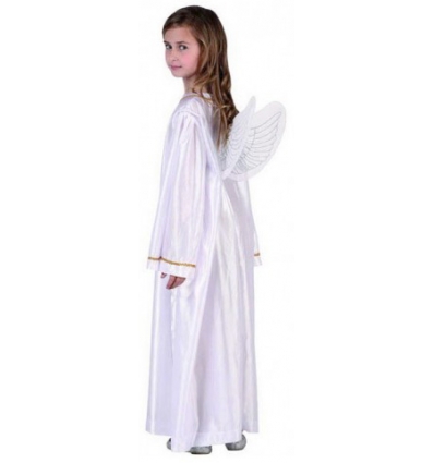 DISFRAZ DE TRAJE DE ANGEL DE 7 A 9 AÑOS. CONTIENE VESTIDO Y ALAS. DE ATOSA.