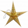 ESTRELLA PARA COLGAR DORADA DE 30CM. PARA DECORACION NAVIDEÑA.