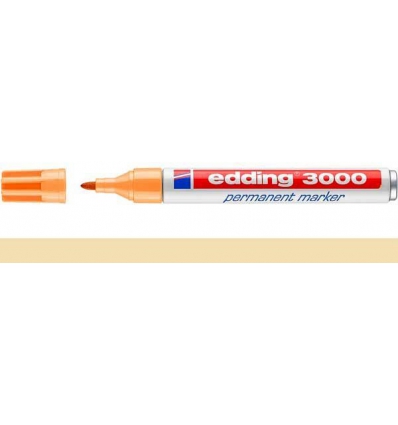 ROTULADOR EDDING 3000 COLOR NARANJA CLARO