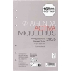 RECAMBIO DE AGENDA PLUS MIQUELRIUS 2025 DE A5 4º DE 1 DIA PAGINA CONTIENE 16 MESES DESDE OCTUBRE 24 A ENERO 26.