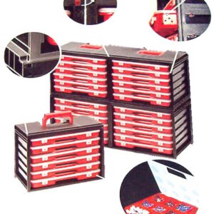 CAJONERA CON ASA ARCHIVADOR DE 6 CAJONES CON CIERRE DE PLASTICO MEDIDAS 30X35.5X23.5