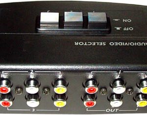 SELECTOR AUDIO VIDEO 3 LINEAS 37430
