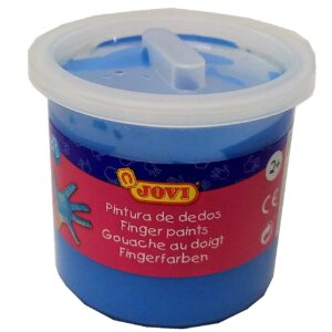 PINTURA DE DEDOS JOVI COLOR AZUL. 125ML. ART. 560 AZUL