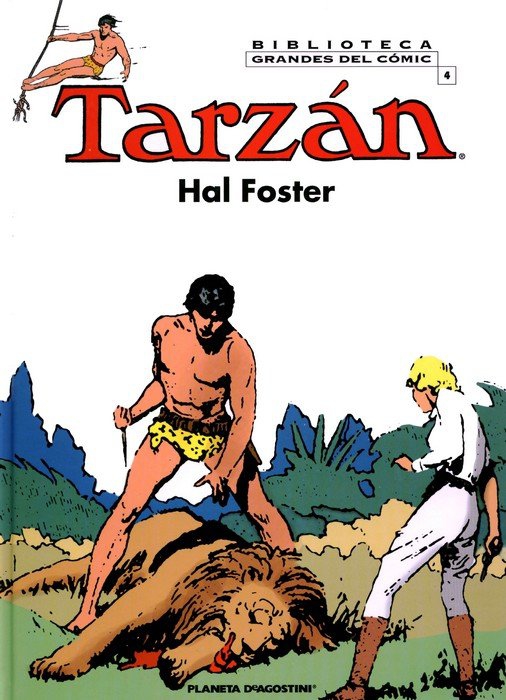 BIBLIOTECA GRANDES DEL COMIC. TARZAN Nº 2,3,4,5,6. PLANETA.