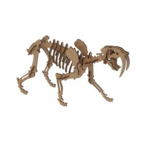 MAQUETA SMILODON MADERA 25008