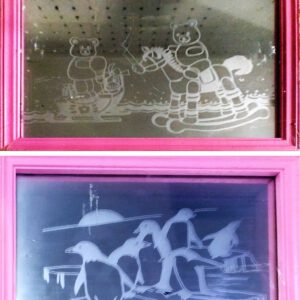 CUADRO ESPEJO CON DIBUJOS PARA COLGAR MD 25.