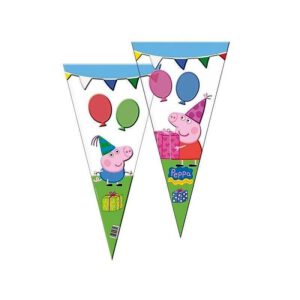 BOLSA GOLOSINAS CONO PEPPA PIG 1UU