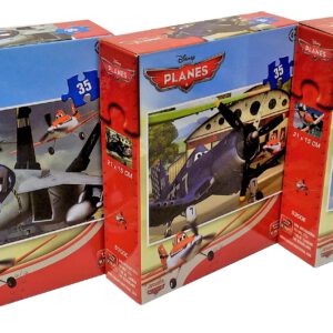 PUZZLE DE 35 PIEZAS DE PLANES SURTIDOS. MEDIDADS 21X15CM. PRECIO POR UNIDAD.