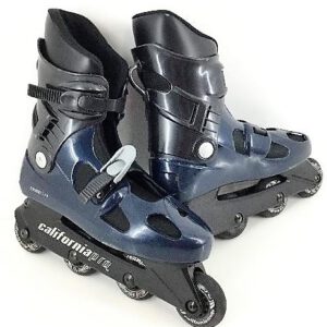 PATIN EN LINEA DE 4 RUEDAS CON 2 Y 3 CIERRES. TALLA 40.