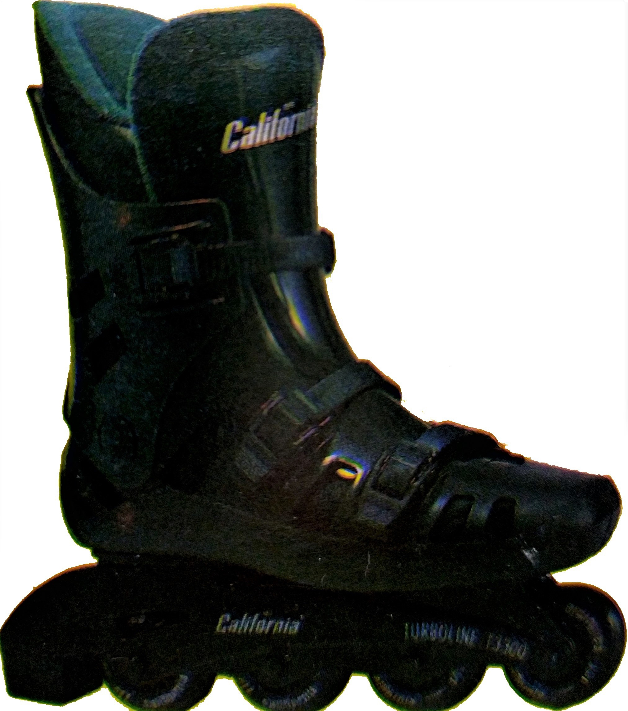 PATIN EN LINEA DE 4 RUEDAS Y 3 CIERRES TALLA 42. CALIFORNIA