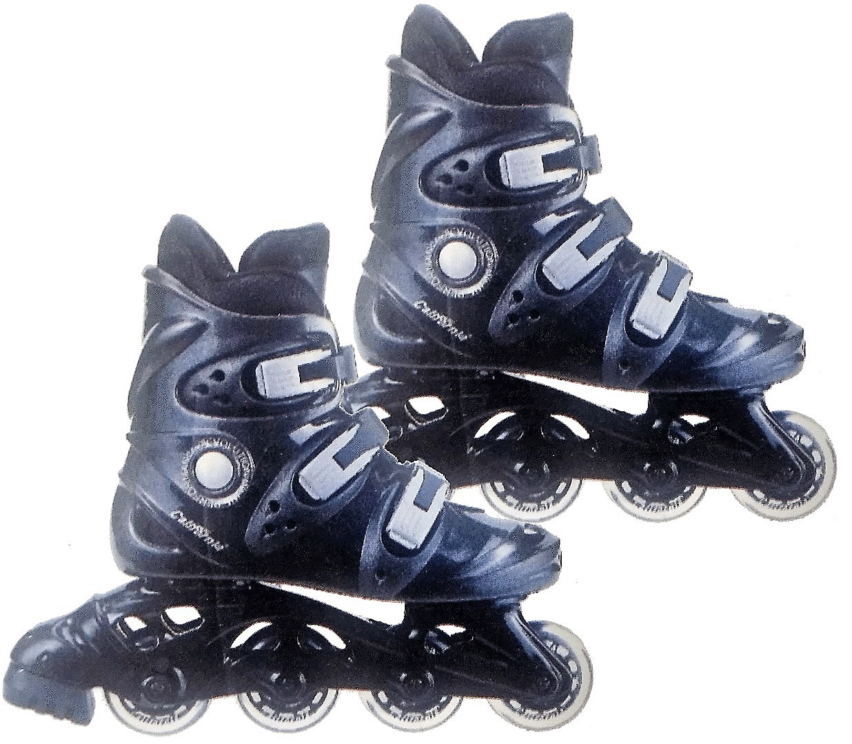 PATIN EN LINEA DE 4 RUEDAS Y 3 CIERRES TALLA 41. CALIFORNIA.