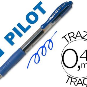 BOLIGRAFO PILOT G2 0.7 AZUL GEL