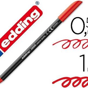ROTULADOR EDDING 1200 ROJO 2