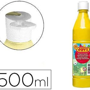 TEMPERA LIQUIDA DE 500CC. COLOR AMARILLO. DE JOVI