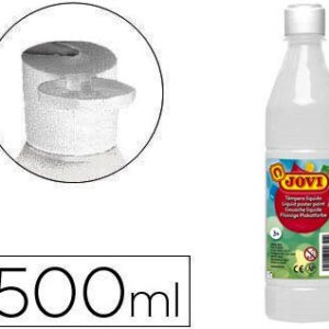 TEMPERA LIQUIDA DE 500CC. COLOR BLANCO. DE JOVI