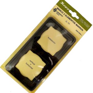 MARCO DE 2 ELEMENTOS MARRON. KOPP VISION.