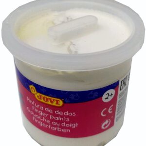PINTURA DE DEDOS JOVI COLOR BLANCO. 125CC. 560/1.