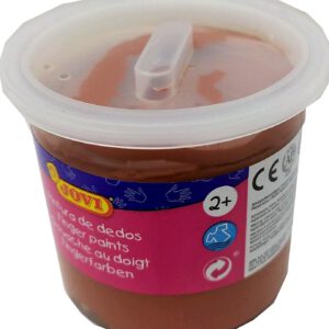 PINTURA DE DEDOS JOVI COLOR MARRON. 125CC. 550/12.