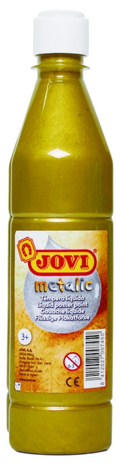 TEMPERA LIQUIDA DE 500CC. COLOR ORO. 506 JOVI