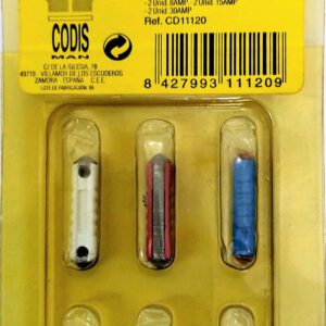FUSIBLE PARA COCHE EN PACK DE 6 UNIDADES.