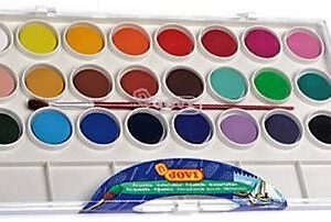 ACUARELA DE 24 UNIDADES EN PASTILLAS DILUIBLES EN AGUA DE JOVI 800/24