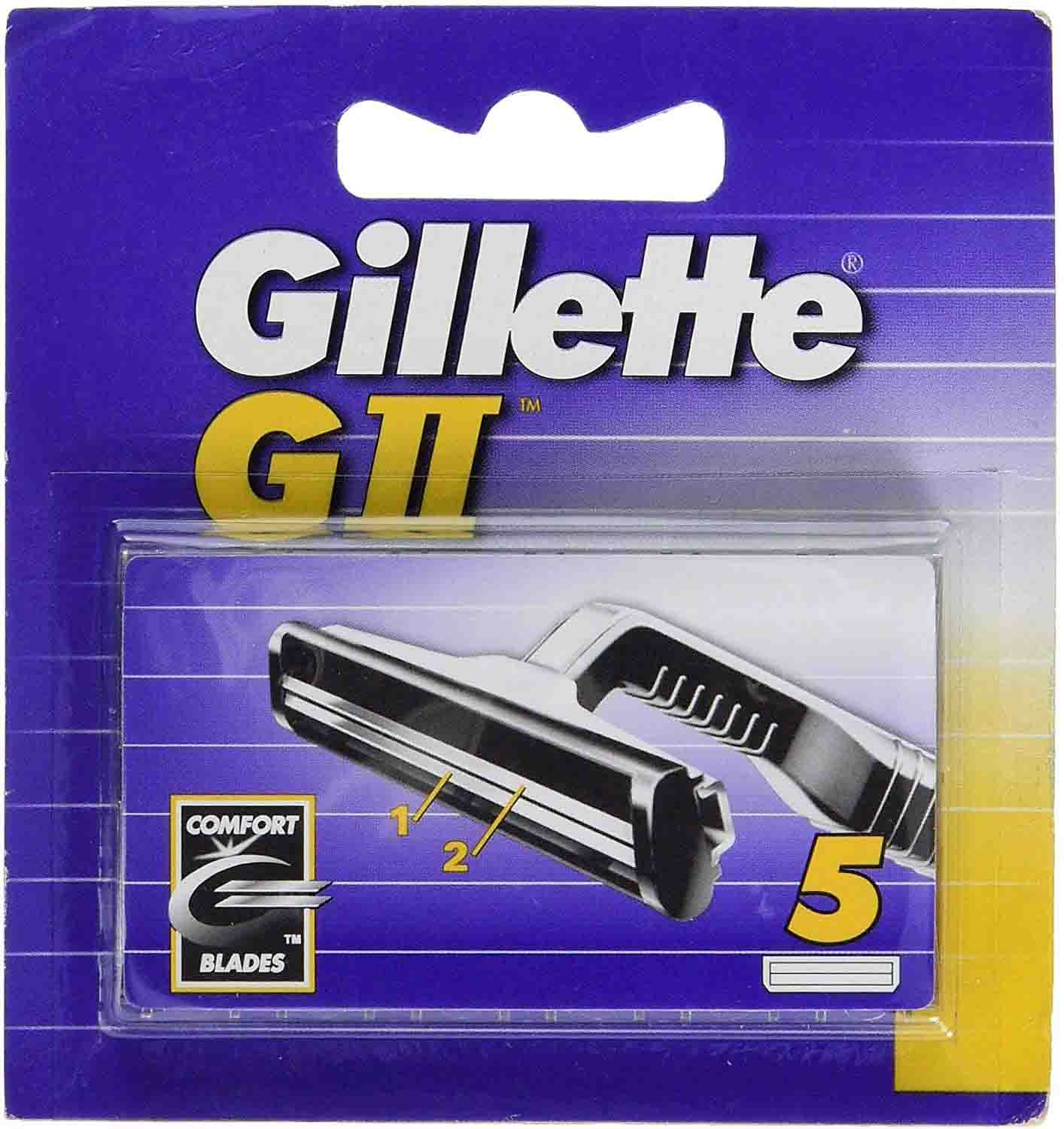 HOJA DE AFEITAR DE GUILLETTE GII DE 5 CABEZAS