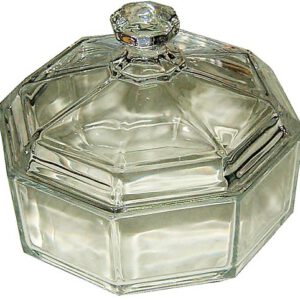 AZUCARERO DE CRISTAL CON TAPA. MIDE 5X12CM. MARCA LUMINARC OCTIME.