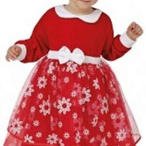 DISFRAZ DE TRAJE DE MAMA NOEL. TALLA DE 12 A 24 MESES. 32218 ATOSA.