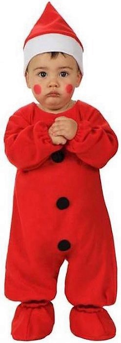 DISFRAZ DE TRAJE DE PAPA NOEL. TALLA DE 1 A 2 AÑOS. 12787 ATOSA.