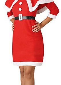 DISFRAZ DE TRAJE DE MAMA NOEL. TALLA DE 10 A 12 AÑOS. BT.