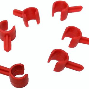 SUJECCION PARA TUBO DE GOTEO DE TAMAÑO 12MM. EN BLISTER DE 6 UNIDADES. 19380 BRICO JARDIN.