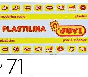 PLASTILINA DEL Nº 71 COLOR BLANCA TAMAÑO MEDIANO 71/01.
