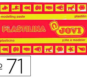 PLASTILINA DEL Nº 71 COLOR ROJA TAMAÑO MEDIANO 71/05.