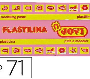 PLASTILINA DEL Nº 71 COLOR ROSA TAMAÑO MEDIANO 71/07.
