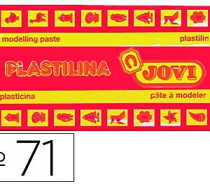 PLASTILINA DEL Nº 71 COLOR RUBI TAMAÑO MEDIANO 71/06.