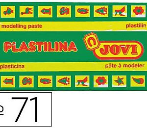 PLASTILINA DEL Nº 71 COLOR VERDE CLARO TAMAÑO MEDIANO 71/10.