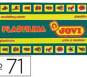 PLASTILINA DEL Nº 71 COLOR VERDE OSCURO TAMAÑO MEDIANO 71/11.