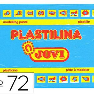 PLASTILINA DEL Nº 72 COLOR AZUL CLARO TAMAÑO GRANDE 72/12.