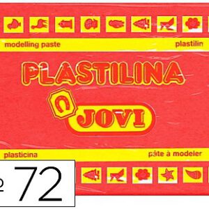PLASTILINA DEL Nº 72 COLOR ROJO TAMAÑO GRANDE 72/05.