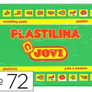 PLASTILINA DEL Nº 72 COLOR VERDE CLARO TAMAÑO GRANDE 72/10.