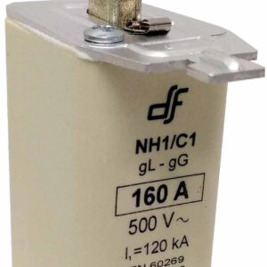 FUSIBLE DE CUCHILLA DE 160A. NH1/C1. gG. 500V. DF 376255