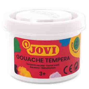 TEMPERA EN TARRO COLOR BLANCO DE 35ML. 01 JOVI