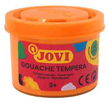 TEMPERA EN TARRO COLOR NARANJA DE 35ML 06 JOVI