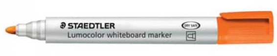 ROTULADOR PARA PIZARRA COLOR NARANJA CON TINTA ANTISECADO DE STAEDTLER 351-4