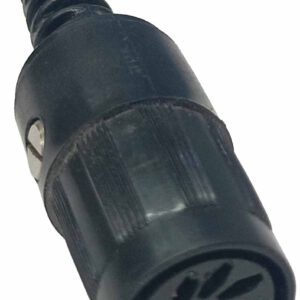 CONECTOR AEREO DE AUDIO DIN DE 7 PIN HEMBRA.