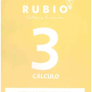 CUADERNO RUBIO 3 CALCULO ENTRENA TU MENTE ESTIMULACION COGNITIVA